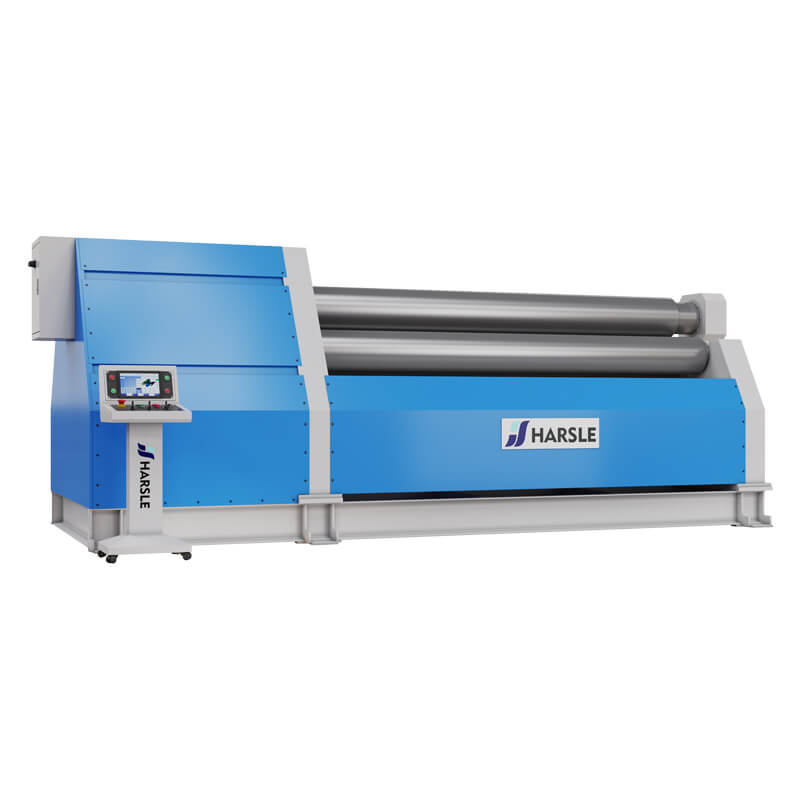 Máquina roladora hidráulica de láminas de metal de cuatro rodillos W12