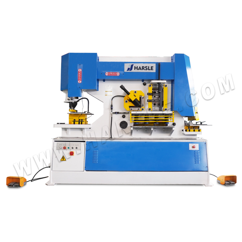 Máquina perforadora de hierro hidráulica Q35Y-30, punzonado, cizallado, corte, muescas y doblado combinados