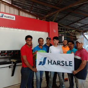 Dominicana máquina Plegadora hidráulica, HARSLE Máquina Comentarios de los clientes